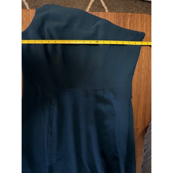 NEW! Dress the Population Georgina One-Shoulder Maxi Dress in Peacock blue XXL - Picture 9 of 12